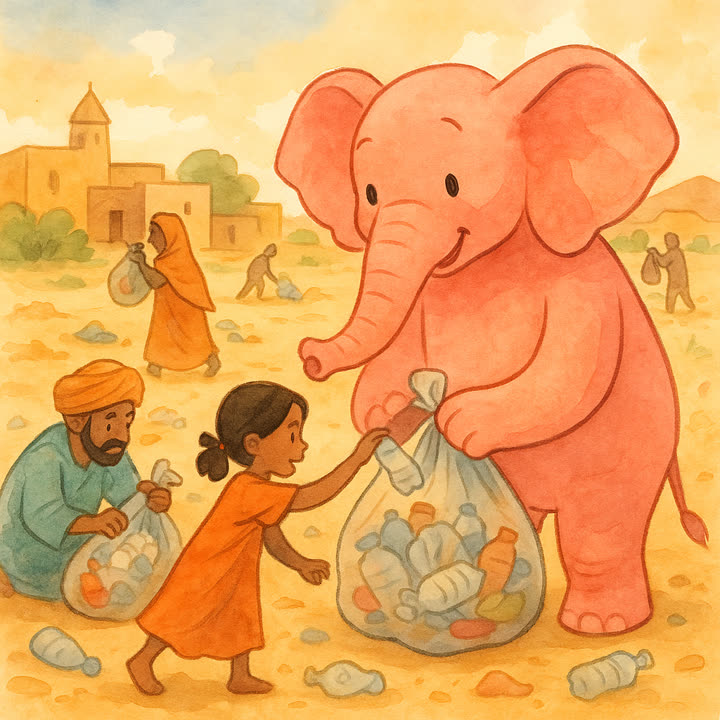 Lokale inzameling in Mauritanië